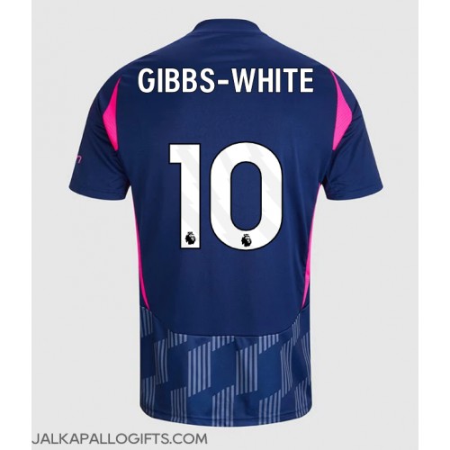 Nottingham Forest Morgan Gibbs-White #10 Vieraspaita 2024-25 Lyhythihainen